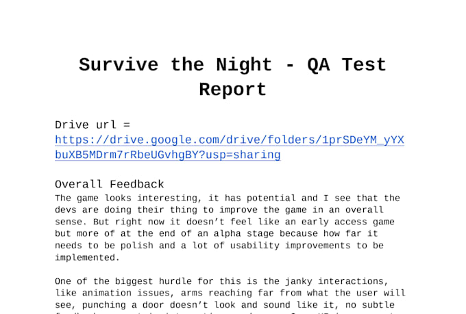 professionally test your game for bugs and gameplay issues